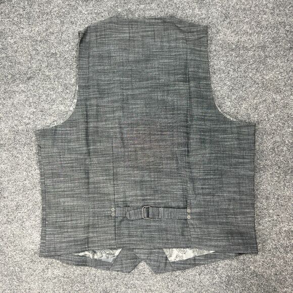 Chef Works Waitstaff Vest Mens L Large Gray Button Up Urban Collection Server - Picture 6 of 8